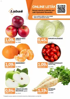 Náhľad Labaš letáku platného od 06.11.2025