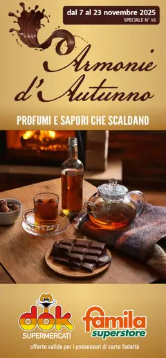 Anteprima dell'opuscolo Volantino Armonie d'Autunno dal negozio DOK valido da 07/11/2025