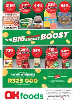 Preview of OK Foods flyer valid from 21/01/2026