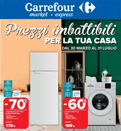 Anteprima dell'opuscolo Carrefour volantino Market - Prezzi imbattibili - Roma dal negozio Carrefour valido da 30/03/2026