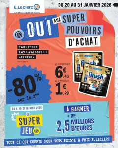 Prévisualisation de Catalogue de la semaine 4 du magasin E.Leclerc formulaire valide 20/01/2026