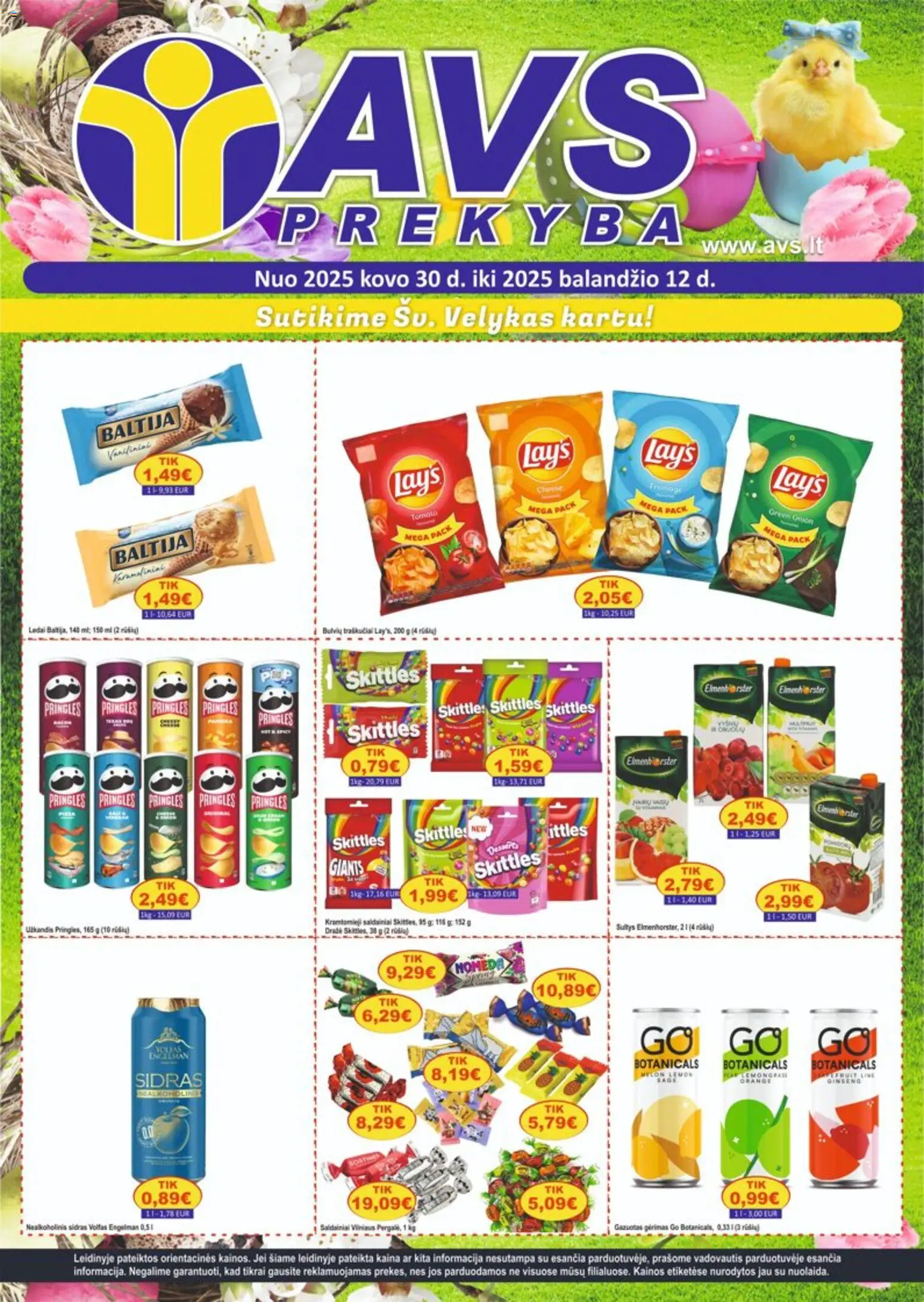 AVS parduotuvės leidinio AVS leidinys galiojančio nuo 2026.03.30 peržiūra