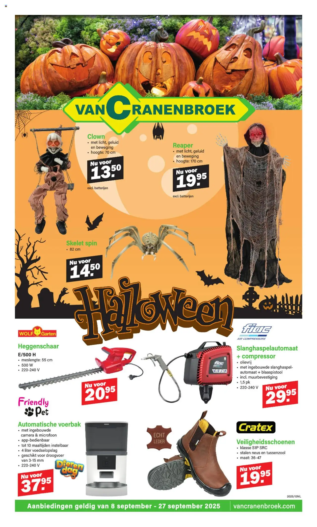 Van Cranenbroek shop Folder geldig vanaf 08-09-2025 - Paginanummer 1