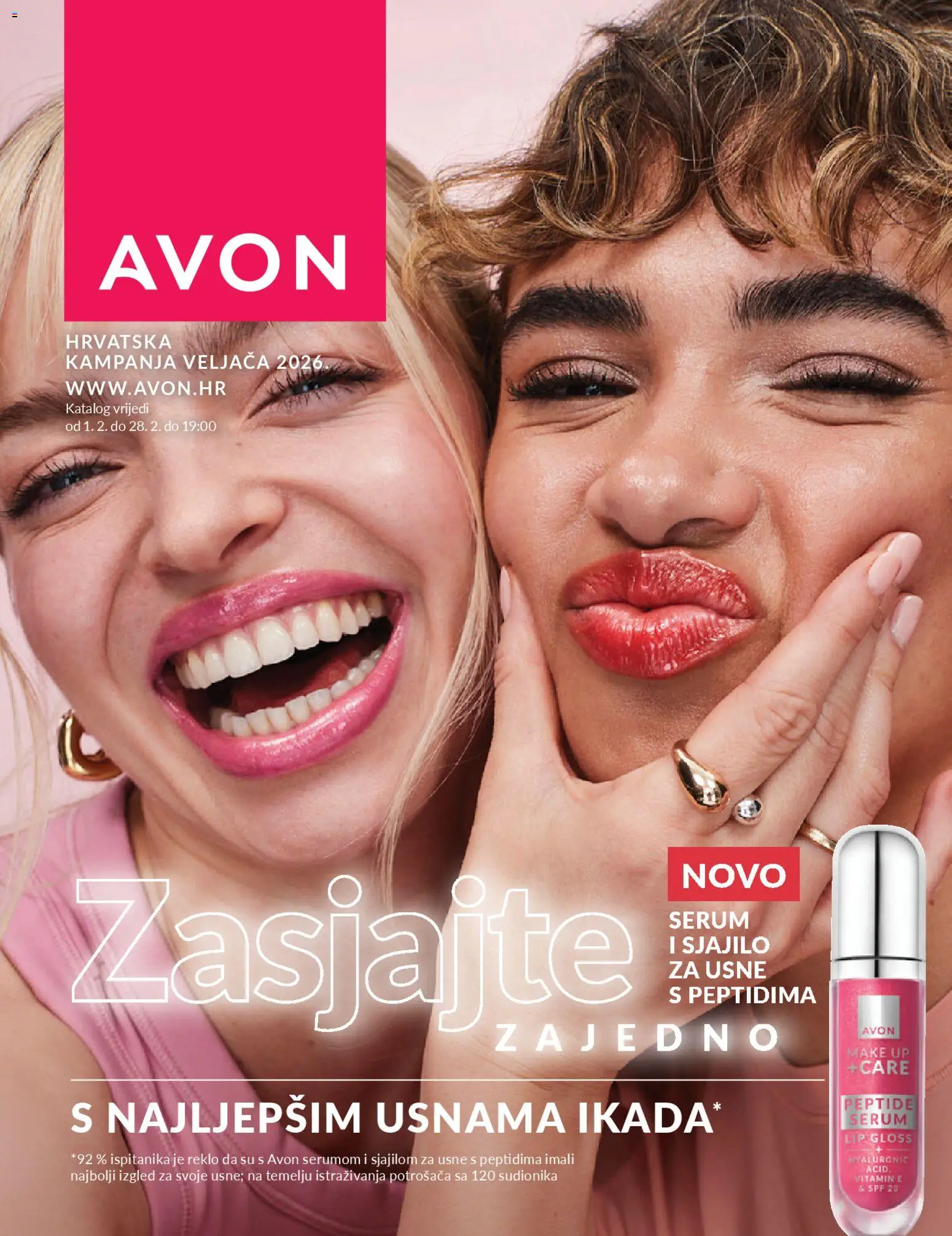 Pregled letka Katalog trgovine Avon vrijedi od 01.02.2026 - Sjajilo za usne