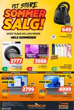 Eksempel på tilbudsavis Tilbudsavis fra butik Power gyldig fra 11/07/2025