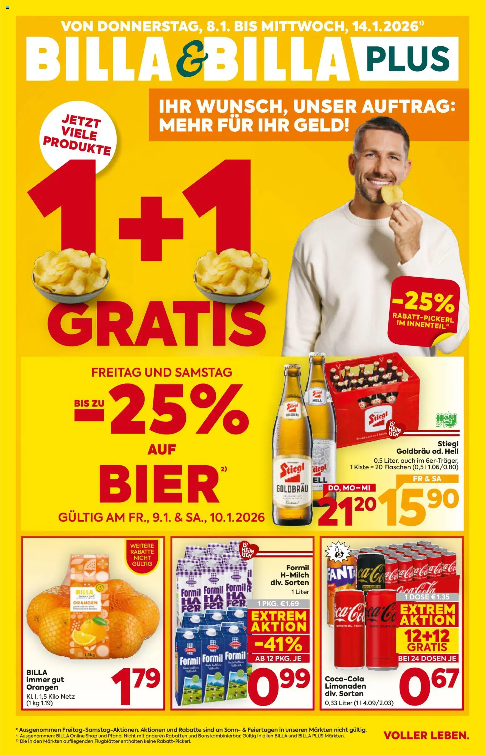 Vorschau der Angebote: Billa Salzburg gültig ab 08.01.2026