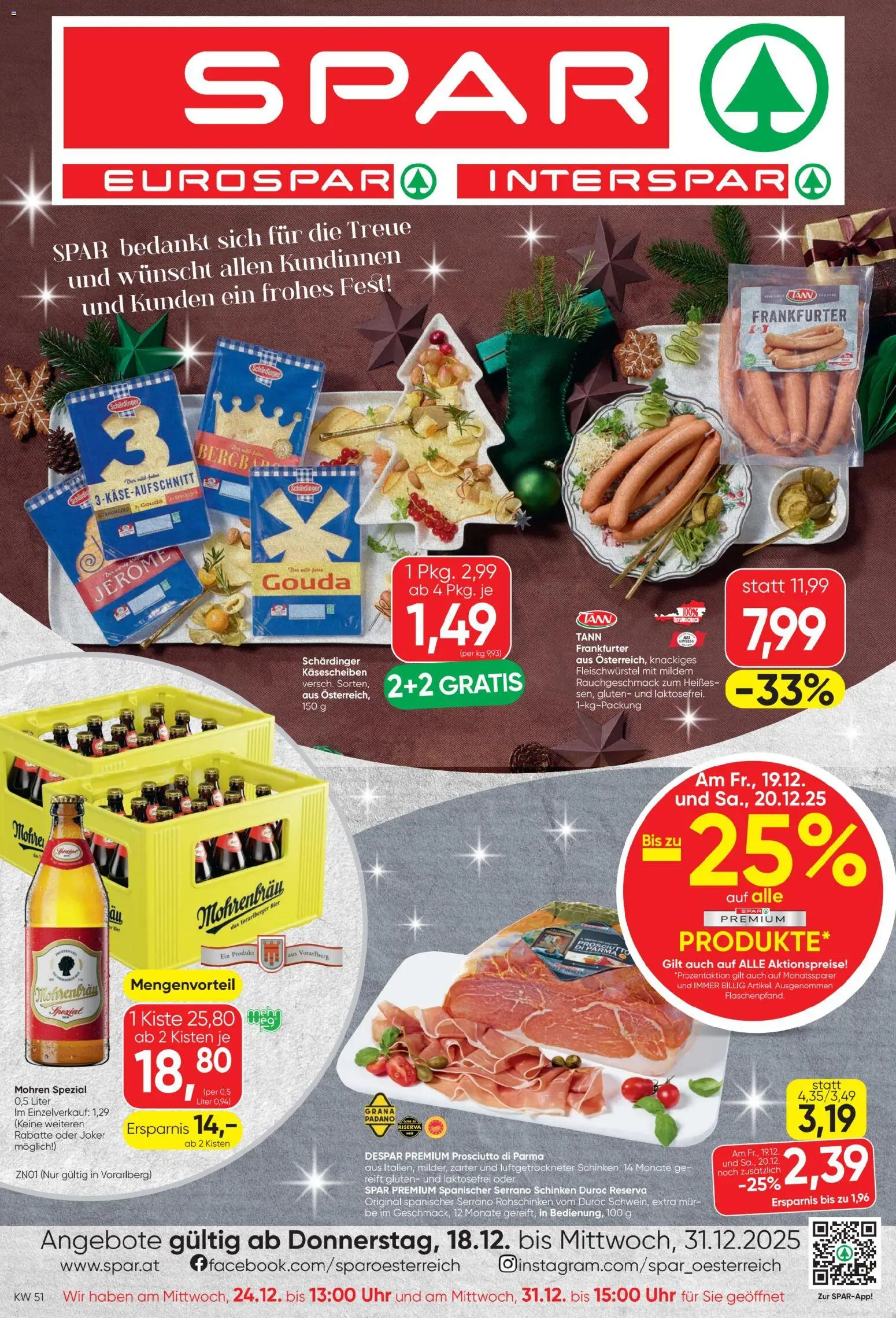Vorschau der Angebote: Spar Aktuelle Angebote gültig ab 18.12.2025