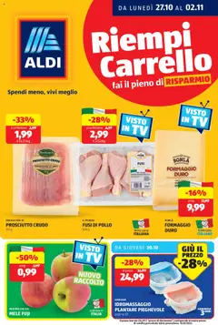 Anteprima dell'opuscolo Attuale volantino dal negozio Aldi valido da 27/10/2025