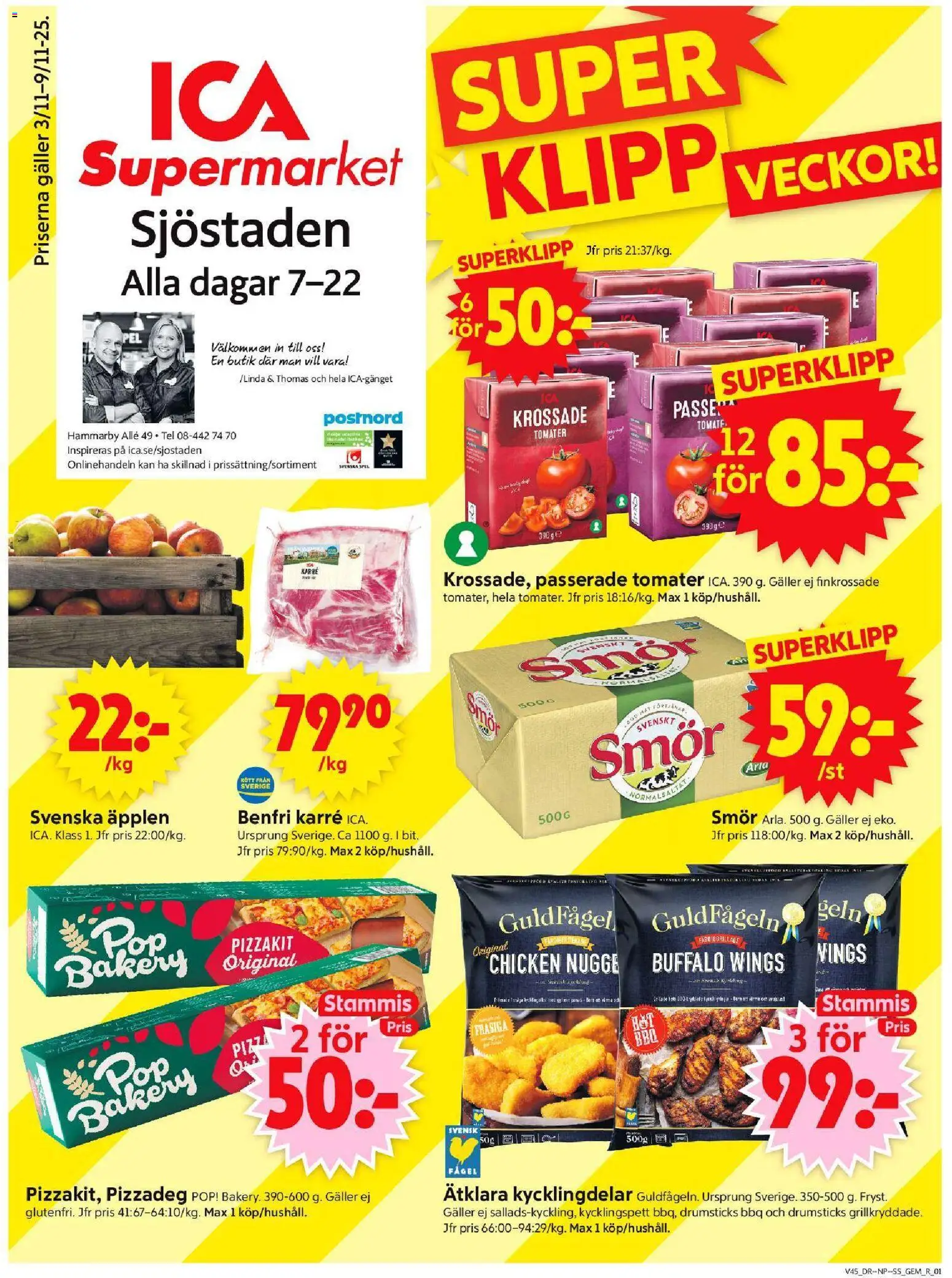 Förhandsgranska reklamblad Stockholm från butik ICA Supermarket gäller från 03/11/2025