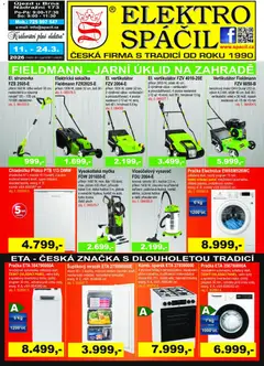 Náhled nabídky: Elektro Spáčil Elektro Spáčil leták platný od 11.03.2026