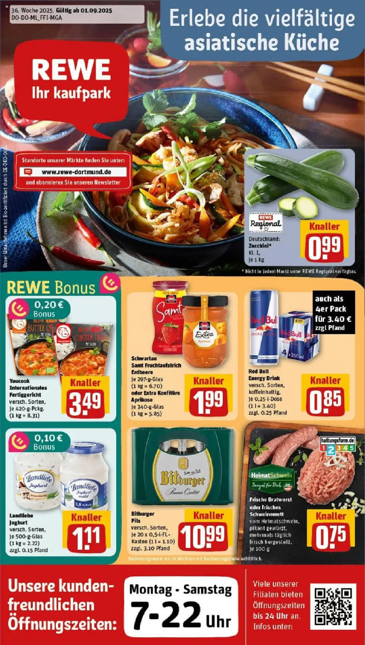 REWE Prospekt ab 01.09.2025 nächste Woche - Prospekt Velen	