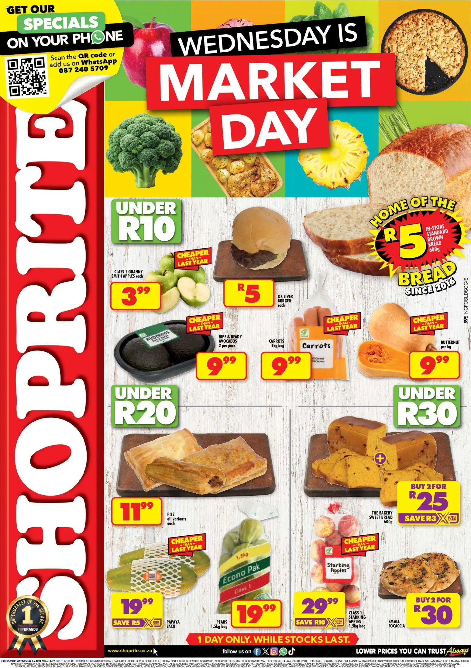 Preview of Shoprite flyer valid from 15/04/2026