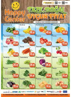 Happy Center Manav 03.12.2025 - Broşürünün önizlemesi