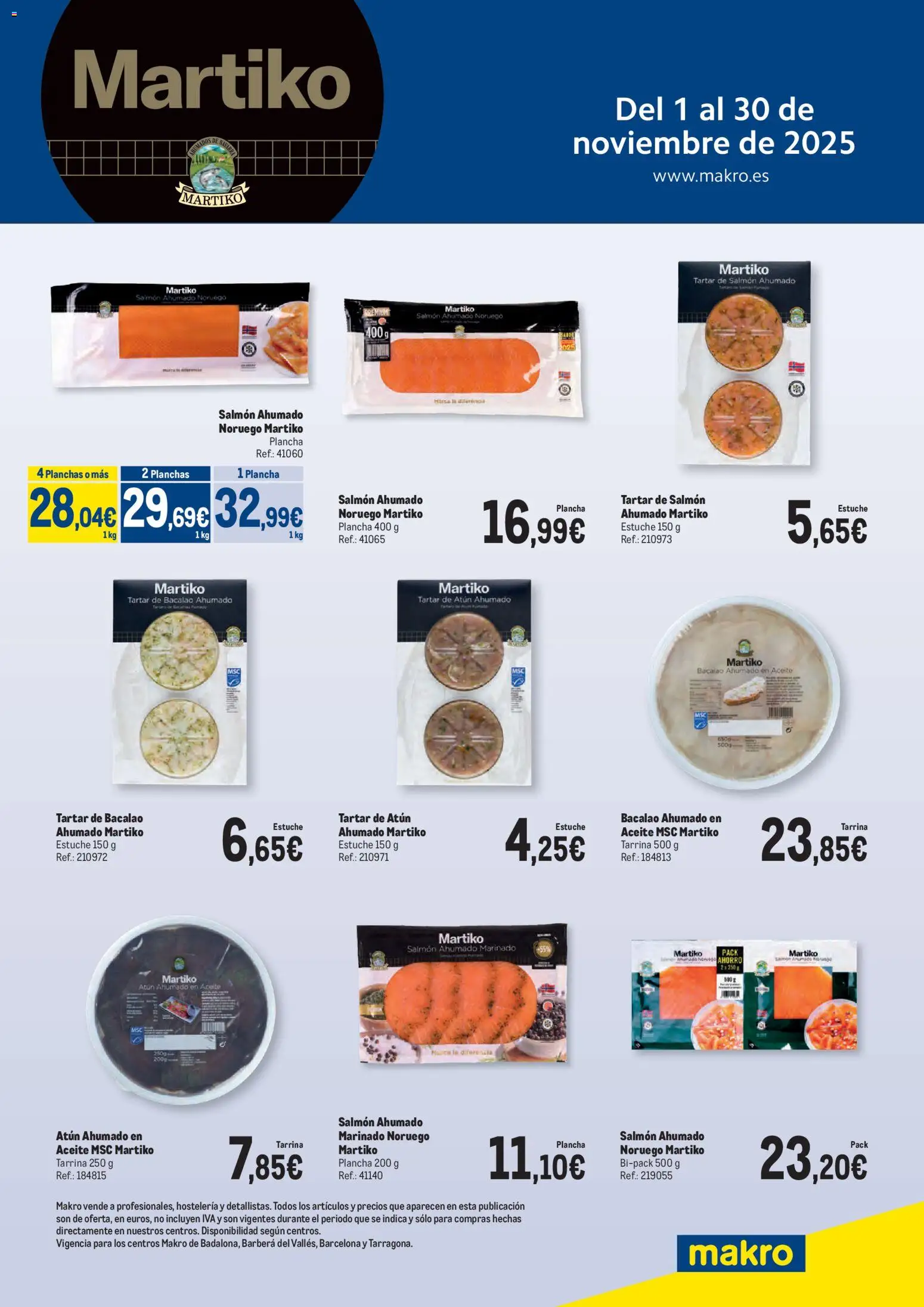 Vista previa del folleto de la tienda Makro válido desde el 01/11/2025 