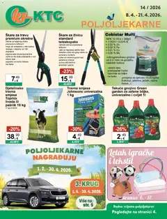 Pregled letka KTC Katalog trgovine KTC vrijedi od 08.04.2026