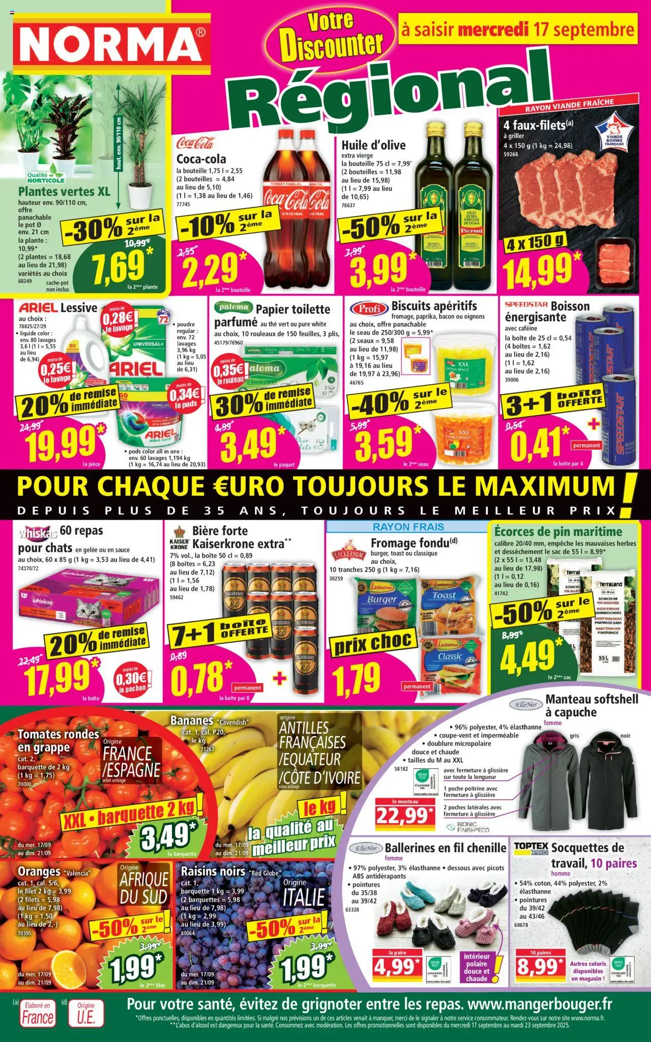 Catalogue de la boutique Norma valable du 17/09/2025 - Page numéro 1