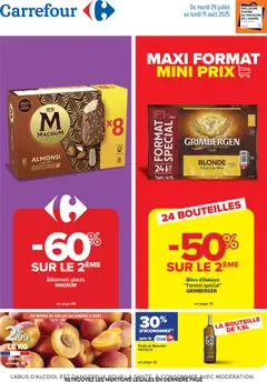 Prévisualisation de Catalogue maxi format mini prix du magasin Carrefour formulaire valide 29/07/2025