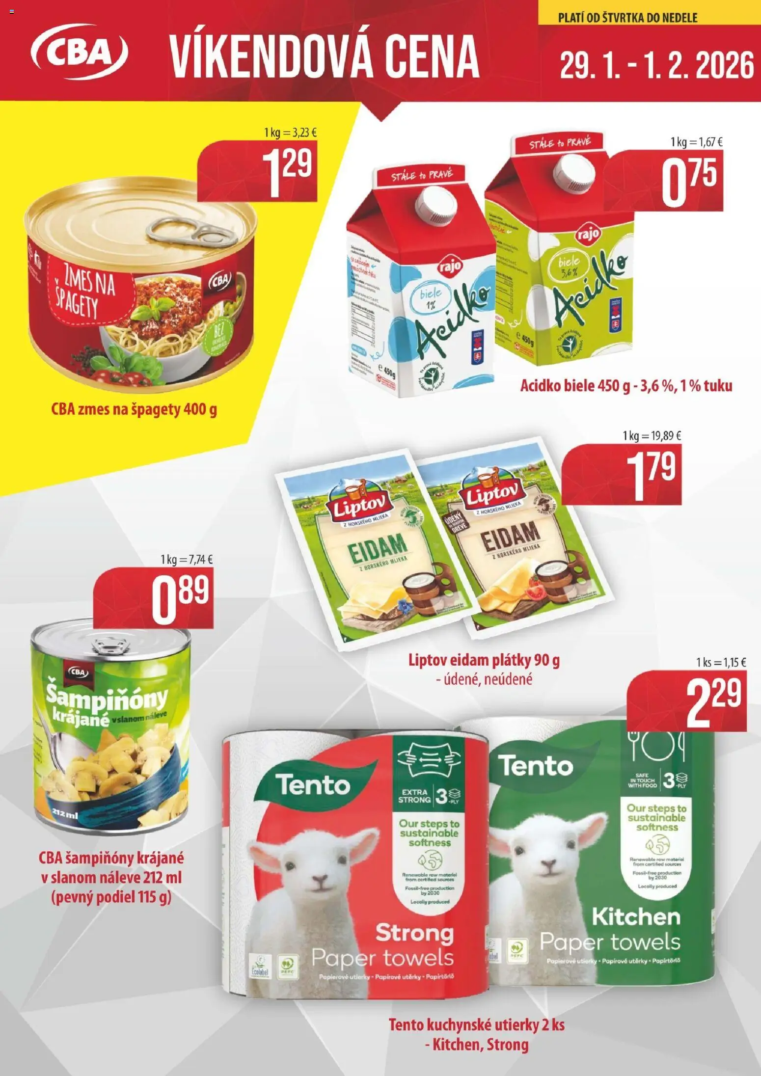 Náhľad KARMEN CBA letáku platného od 29.01.2026