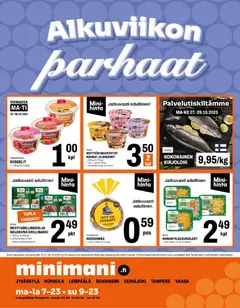 Kaupan Minimani Tarjoukset esikatselu, voimassa 27/10/2025