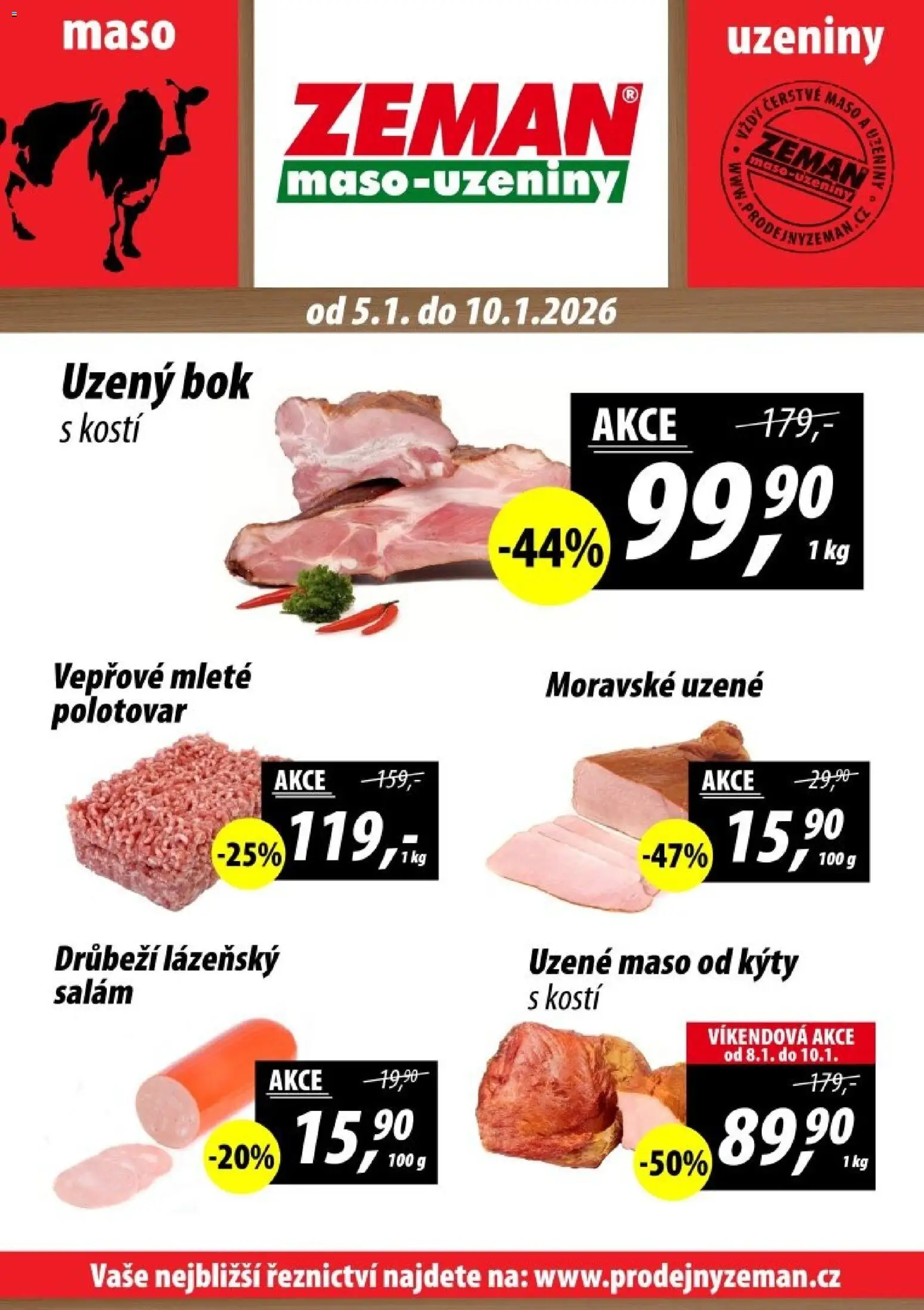 Náhled nabídky: Prodejny Zeman Leták - Plzeň platný od 05.01.2026