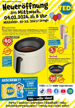 Vorschau von dem Prospekt des Geschäftes TEDi, gültig ab dem 30.01.2026