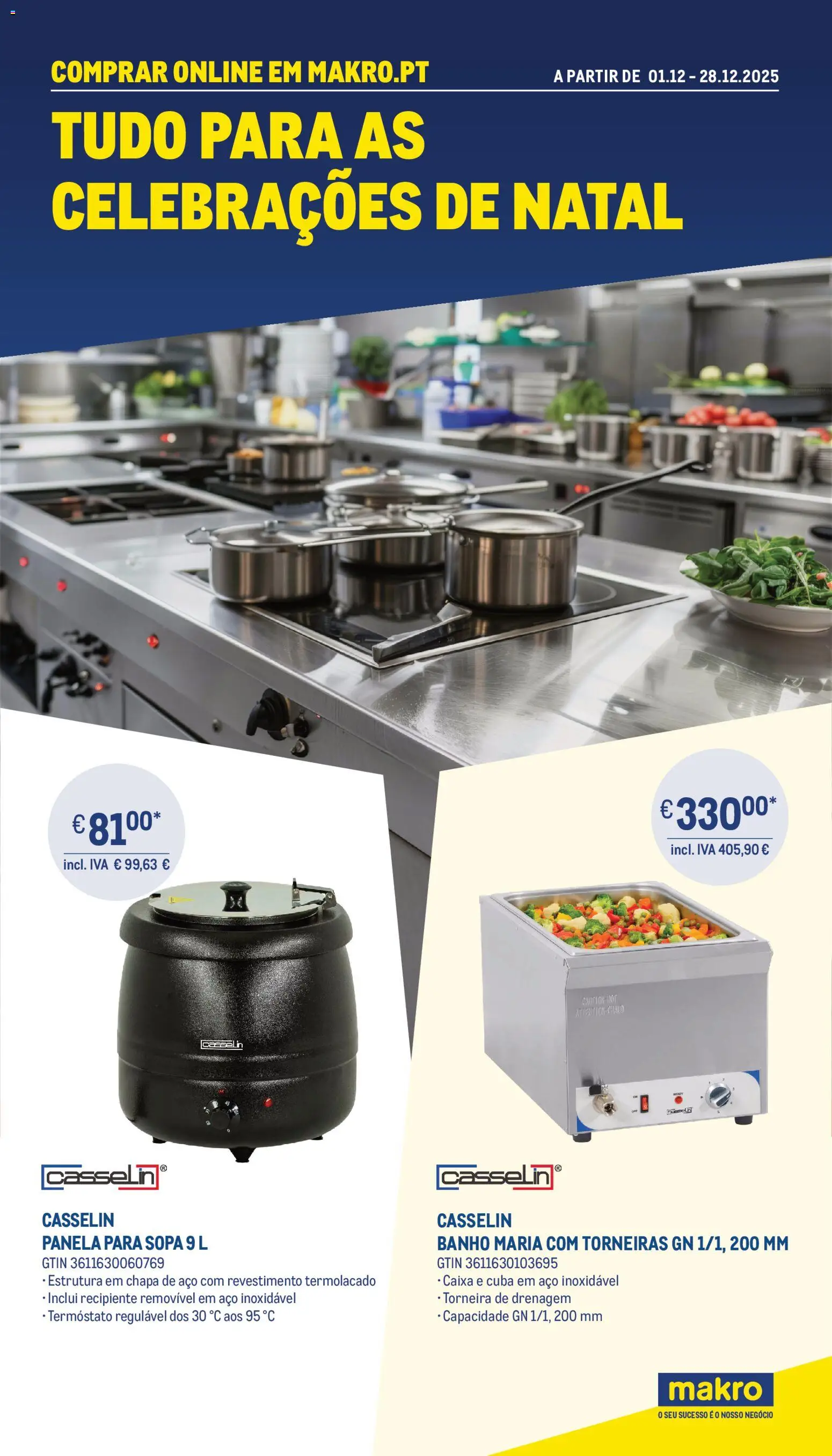 Pré-visualização do folheto da loja Makro válida a partir de 01/12/2025