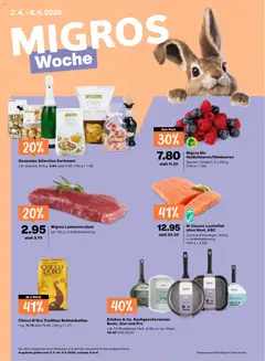 Vorschau des Merkblatts Migros aktionen vom Shop Migros gültig von 02.04.2026 bis 08.04.2026