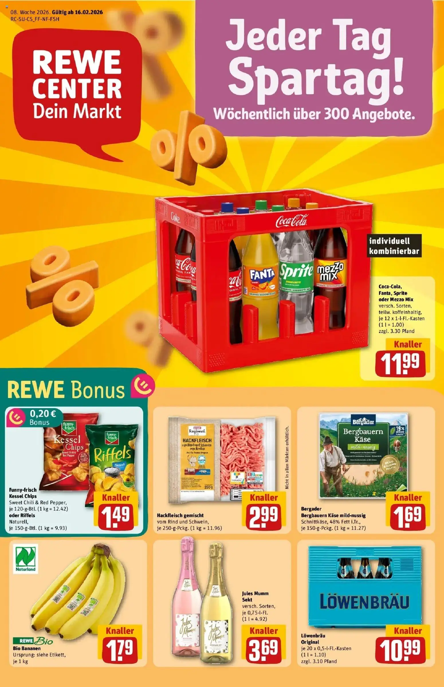 Vorschau von dem Prospekt des Geschäftes Rewe, gültig ab dem 16.02.2026