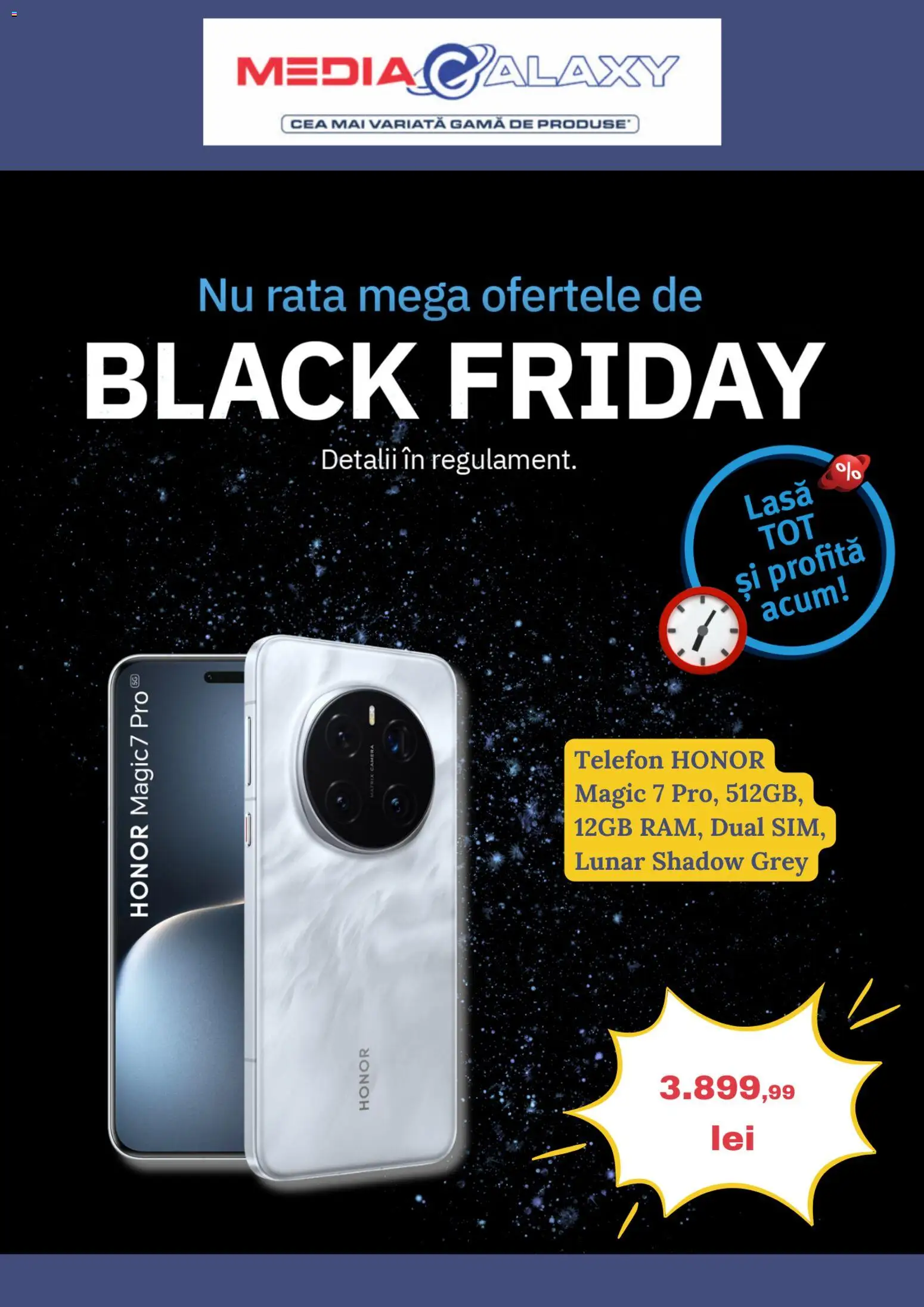 Previzualizarea de cataloage: Media Galaxy Black Friday valabil de la 06.11.2025