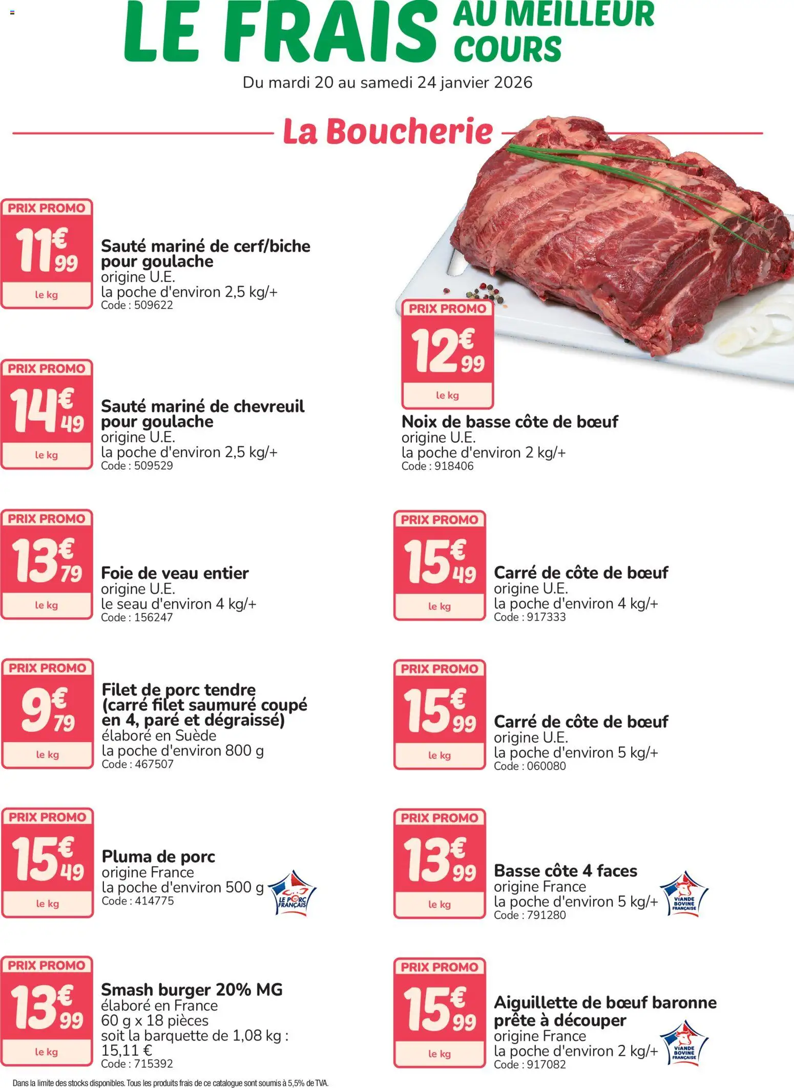 Prévisualisation de Catalogue du magasin Promocash formulaire valide 20/01/2026