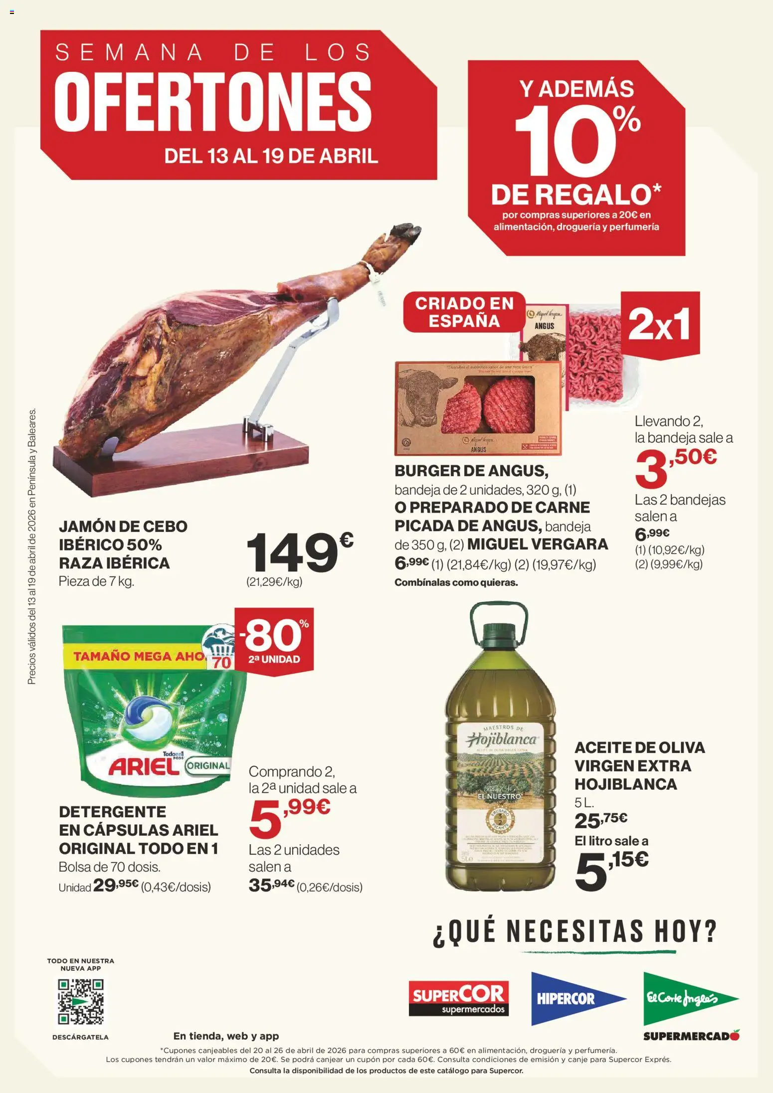 Vista previa del folleto de la tienda Hipercor válido desde el 13/04/2026 