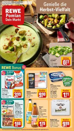 Vorschau von dem Prospekt des Geschäftes Rewe, gültig ab dem 19.10.2025
