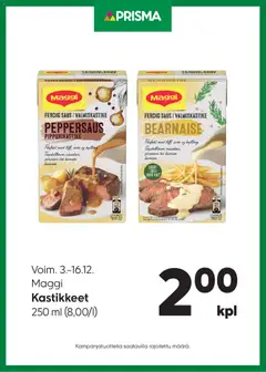 Kaupan Prisma Tarjoukset Maggi esikatselu, voimassa 03/12/2025