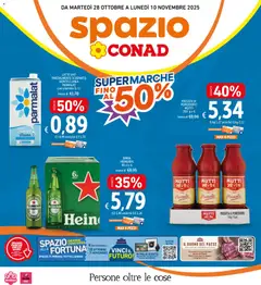 Anteprima dell'opuscolo Attuale volantino dal negozio Spazio Conad valido da 28/10/2025