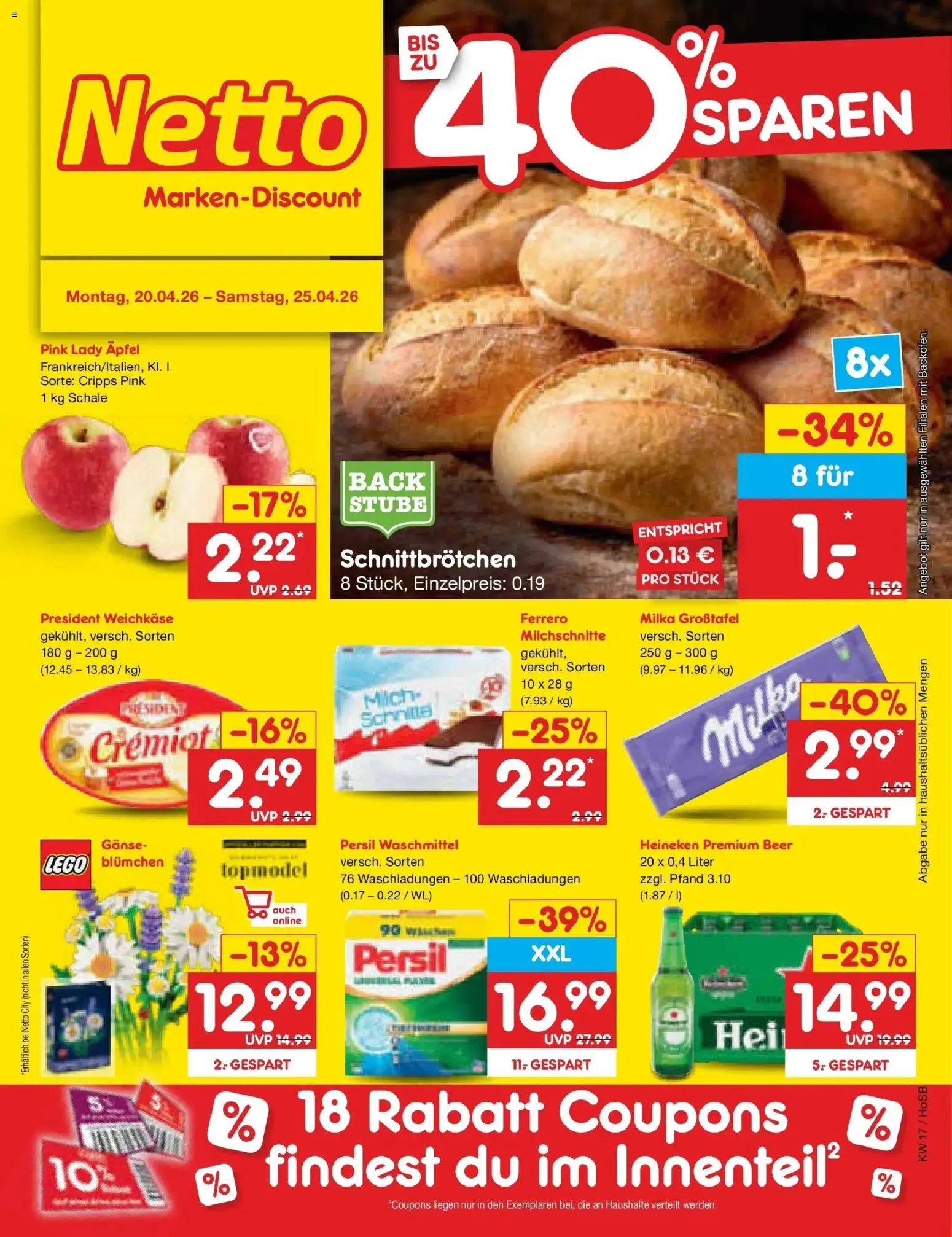 Vorschau von dem Prospekt des Geschäftes Netto Marken-Discount, gültig ab dem 20.04.2026
