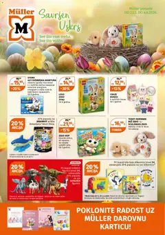 Pregled letka Müller Katalog trgovine Müller vrijedi od 23.03.2026