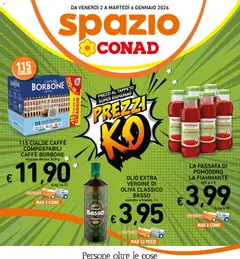 Anteprima dell'opuscolo Volantino Prezzi KO dal negozio Spazio Conad valido da 02/01/2026