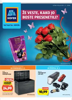 Pregled letka Katalog Hofer trgovine Hofer SI vrijedi od 04.03.2026