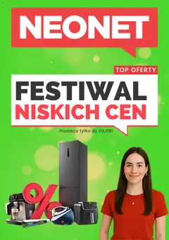 Pogląd gazetki "Promocje" ze sklepu Neonet ważnej od 21.08.2025