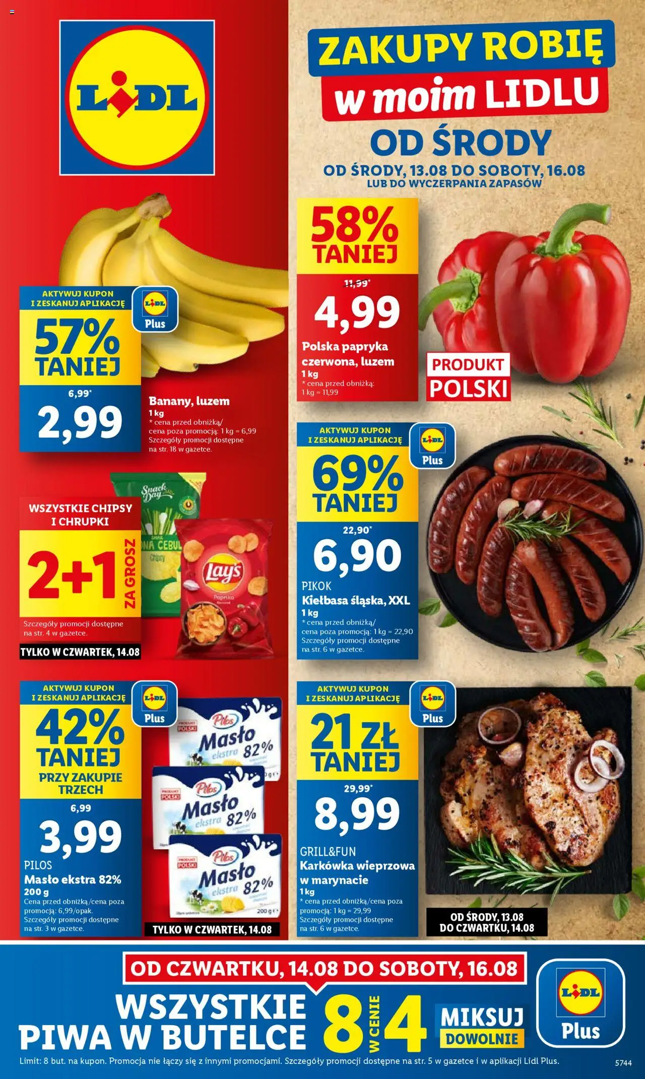 LIDL gazetka 13.08.2025 - 16.08.2025 - Najnowsza od czwartku - Numer strony 1