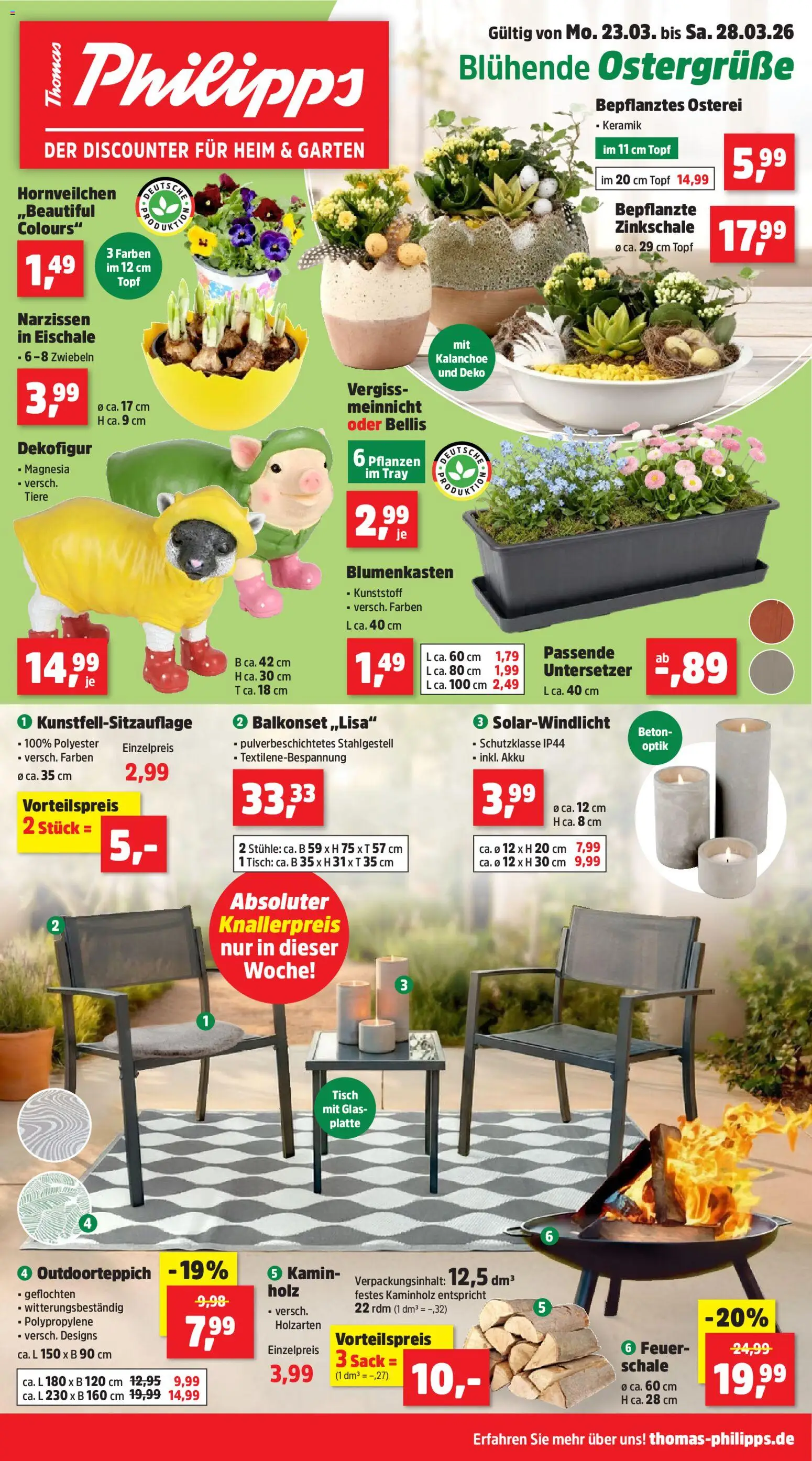 Vorschau von dem Prospekt des Geschäftes Thomas Philipps, gültig ab dem 23.03.2026