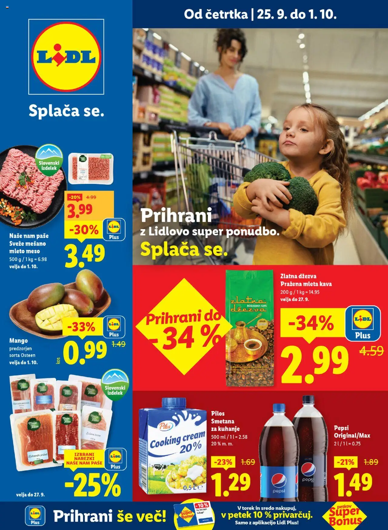 Lidl Ljubljana od 25.09.2025 - aktualna ponudba - stran 1