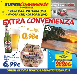 Anteprima dell'opuscolo Volantino Gela/Vittoria/Avola/Lascari dal negozio SuperConveniente valido da 24/07/2025