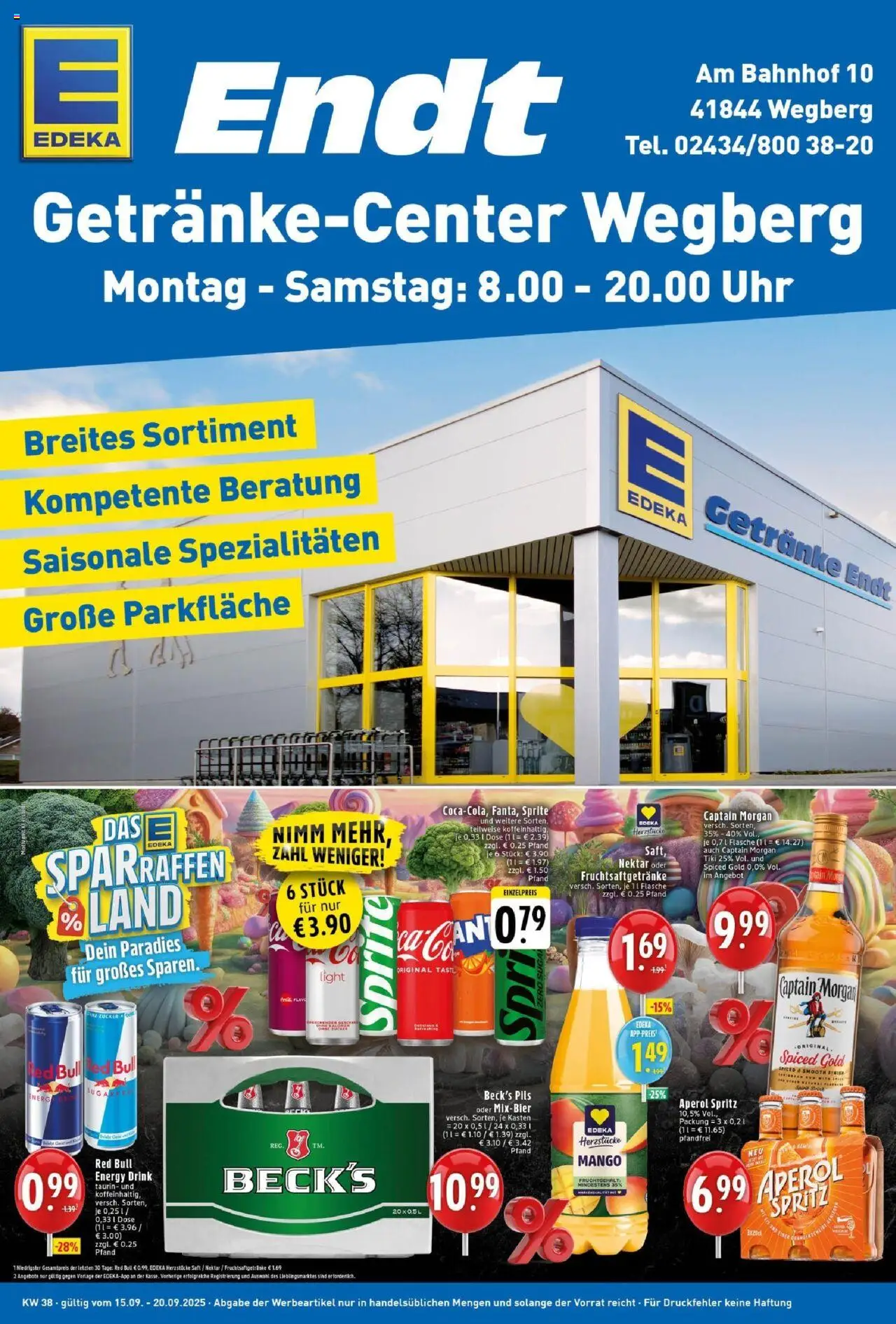 EDEKA Prospekt ab 14.09.2025 - Prospekt Wegberg Online