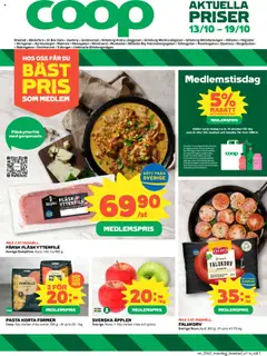 Förhandsgranska reklamblad Uddevalla från butik Coop gäller från 13/10/2025