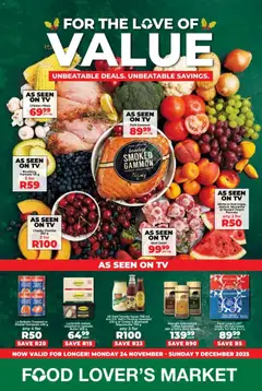 Preview of Food Lover's Market flyer valid from 24/11/2025