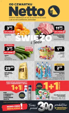 Pogląd gazetki "Gazetka spożywcza" ze sklepu Netto ważnej od 26.02.2026
