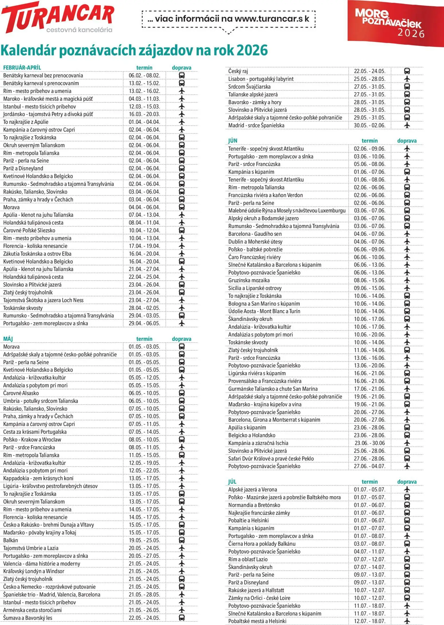 Náhľad Turancar letáku platného od 01.03.2025