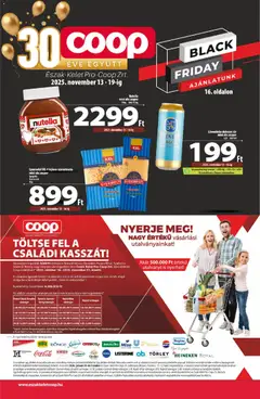 COOP - Black Friday megtekintése, amely érvényes 2025.11.13.-től
