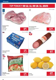 Náhľad Metro letáku platného od 05.11.2025 | Strana: 38